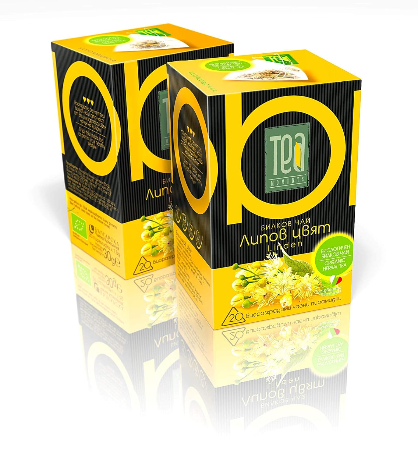 Certified Organic Linden Tea Bagged 30g BteaCo Tilia Flower 20