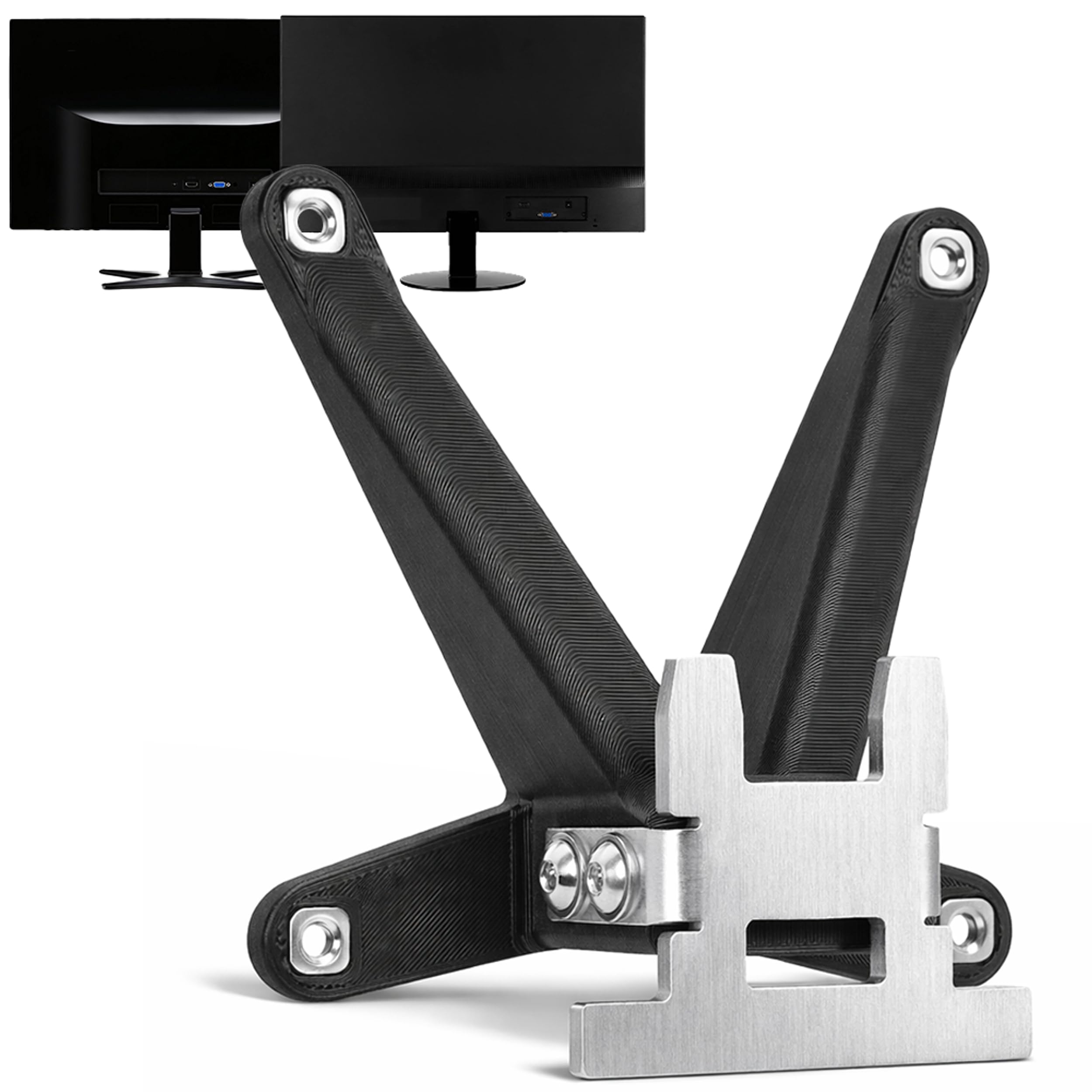 3IDEE VESA Adapter - Fits Acer (HA240Y, R240HY, SB220Q, SA270Abi, SB230, RT240, RT270, R221Q, R231bmid, R241Y, G227HQL, G237HL, G247HYL) - 75x75mm VESA Plate & Bracket Mount Adapter