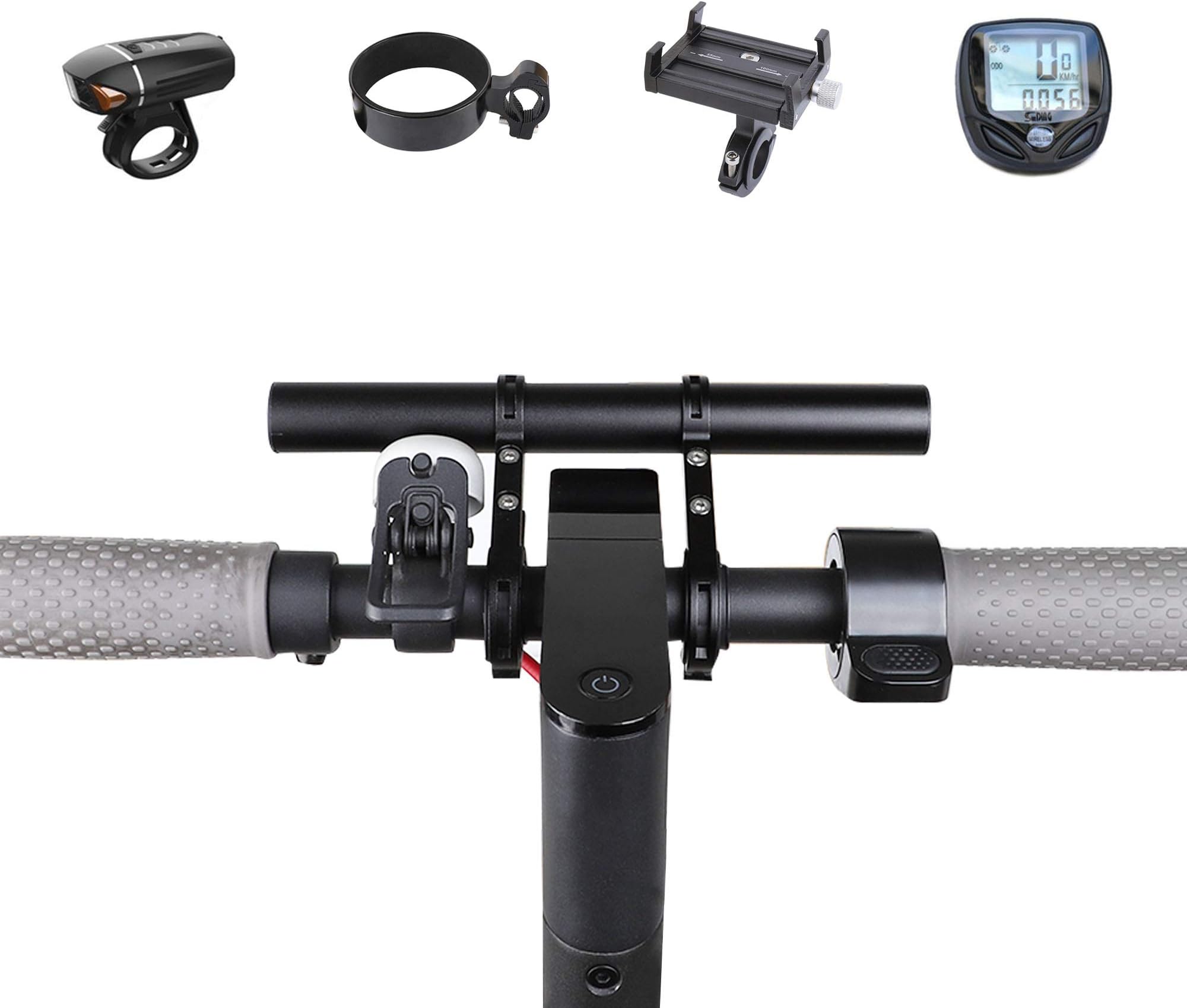 AtukaHandlebar Extender Bicycle Extension Bar Aluminum Alloy Bracket Space Saver Use For XIAOMI M365,Ninebot ES1 ES2,Mountain Bicycle