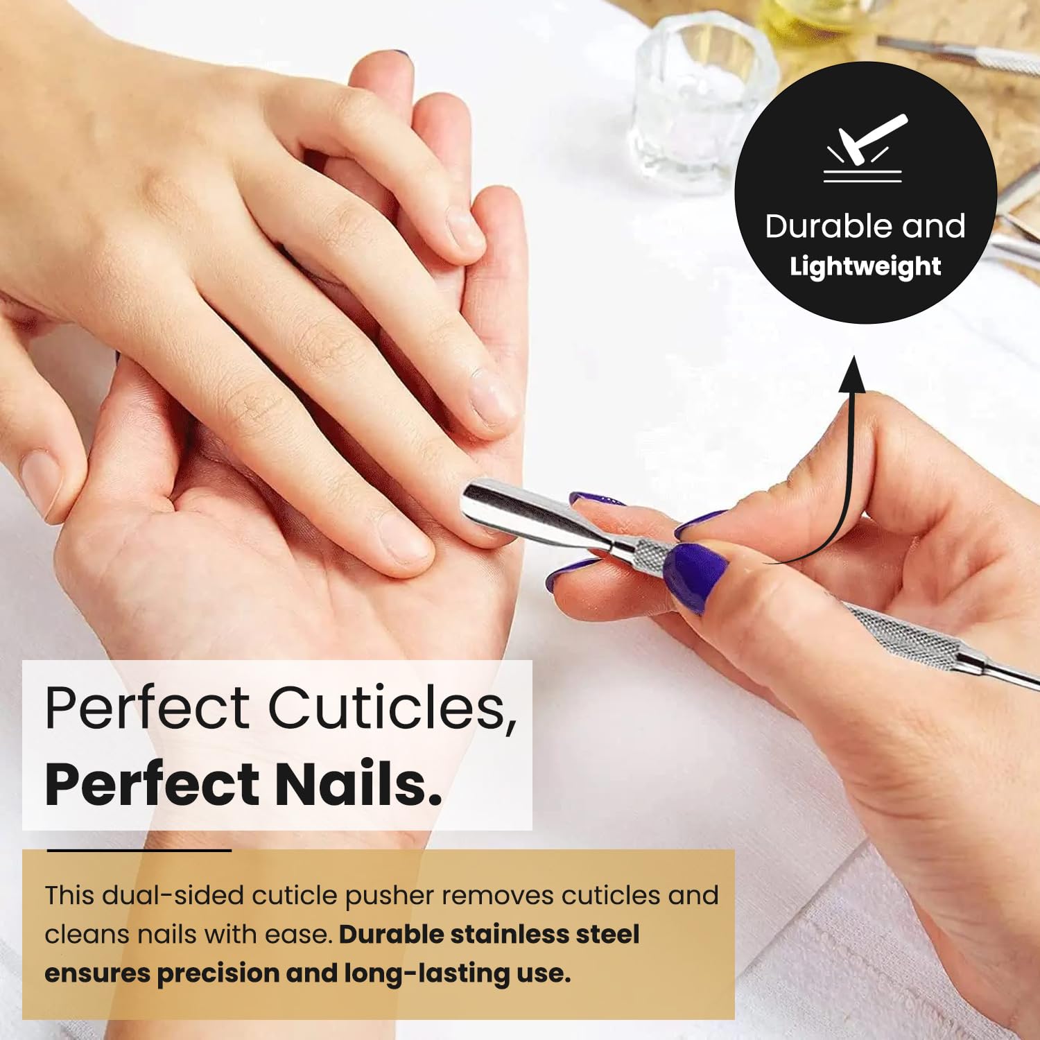 Recortador de cutículas - Pinzas profesionales para cutículas de uñas Empujador de cutículas Cortador de cutículas Tijeras afiladas 3/4 Removedor de mandíbula Cortaúñas Herramientas de manicura y pedicura de acero inoxidable Uñas de las manos Uñas de los  Recortador de cutículas - Pinzas profesionales para cutículas de uñas Empujador de cutículas Cortador de cutículas Tijeras afiladas 3/4 Removedor de mandíbula Cortaúñas Herramientas de manicura y pedicura de acero inoxidable Uñas de las manos Uñas de los