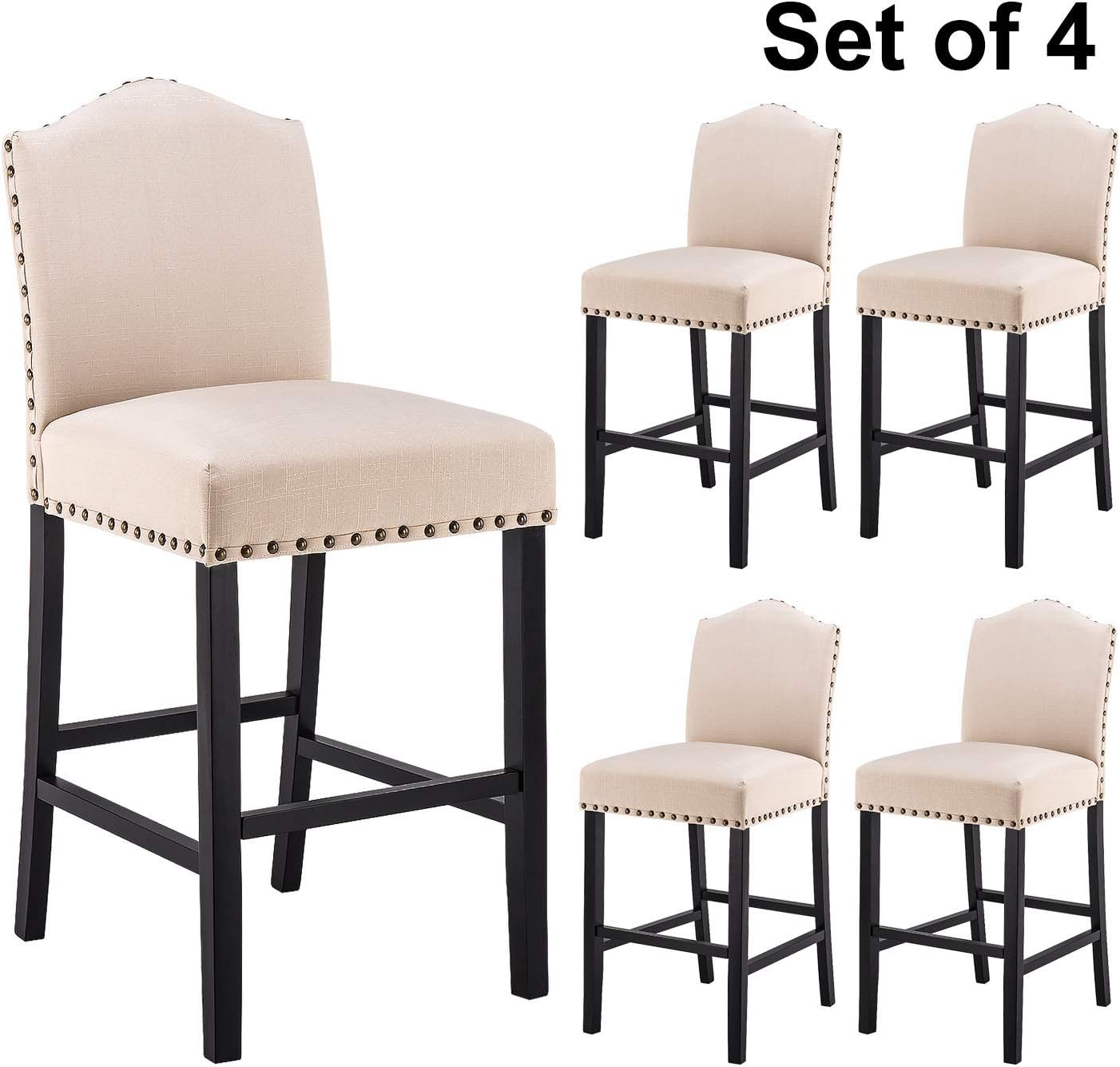 Best Fabric Tufted Counter Bar Stool