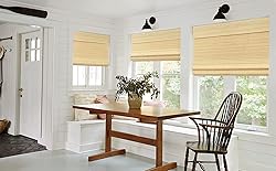 LazBlinds No Tools No Drill Cordless Bamboo Roman