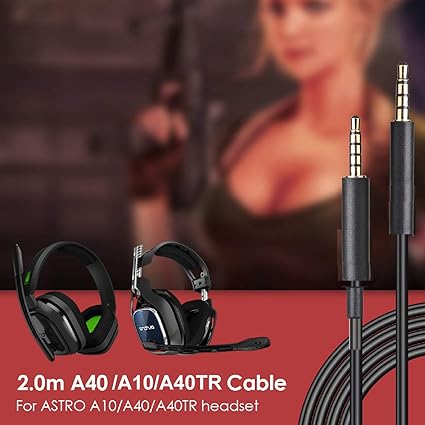 Amazon Com 2 0m Replacement Cable For Astro A10 Cord Also Working For Astro 0 Headset Cord Industrial Scientific