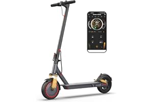 VOLPAM 10 Inches Electric Scooter, Dual Suspension, 22 MPH Top Speed, 500W Powerful Motor, 28 Miles Long Range, Dual Braking, Max Load 264 lbs