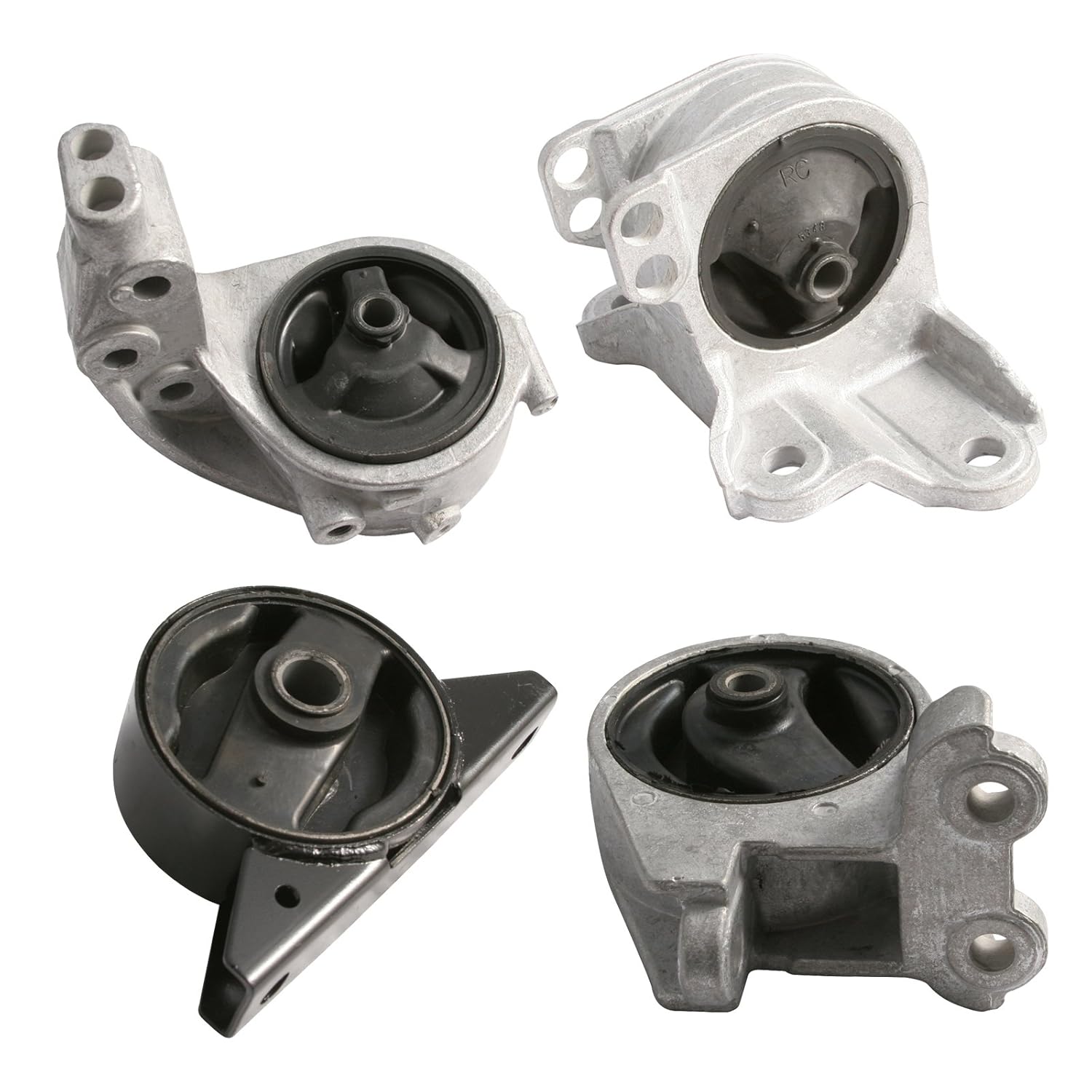 4pc Motor Mounts Set Kit - for 00-05 Mitsubishi Eclipse, 99-03 Galant,  01-05 Chrysler Sebring, 01-05 Dodge Stratus V6 3.0L - Auto Automatic AT  Transmission ...