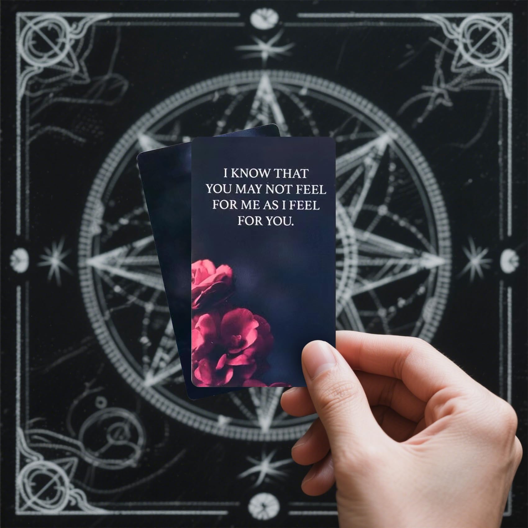 Knana Dark Confessions Oracle Cards Message Oracle Deck, Oracle Cards for Beginners, Rose Oracle Card