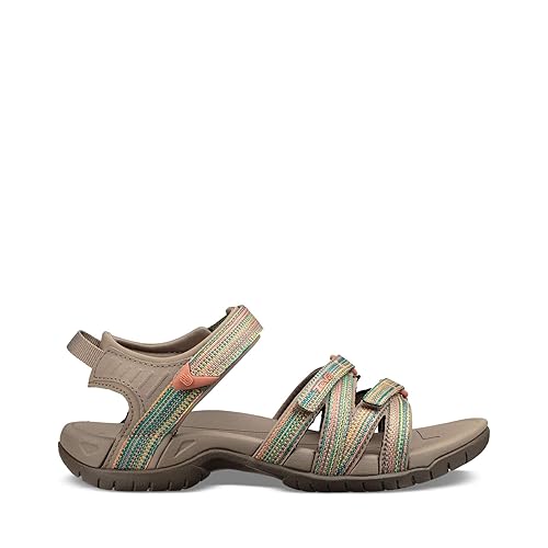 Teva Women's Tirra Sandal, Taupe Multi, 10