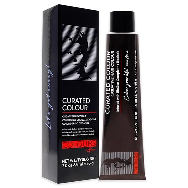 COLOURS BY GINA CURATED COLOUR – 9.1-9B VERY LIGHT COOL BLONDE BY COLOURS BY GINA FOR UNISEX – 3 OZ HAIR COLOR