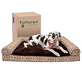 Furhaven Cooling Gel Dog Bed for Large Dogs