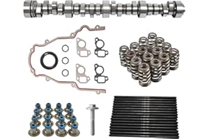 SUSUCAR Sloppy Stage 2 Camshaft Kit for LS LS1 LS2 LQ4 LQ9 4.8 5.3 5.7 6.0 6.2L E1840P (Camshaft, Springs, Seals, Pushrods, Gaskets)
