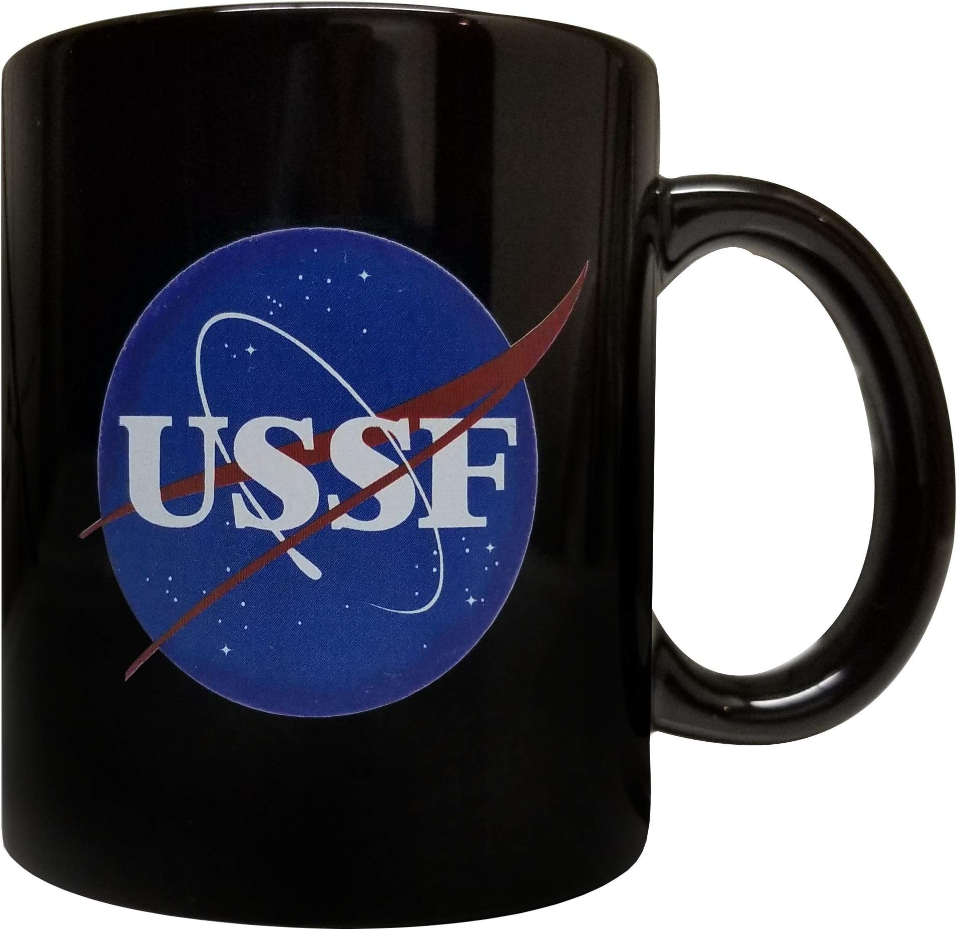 United States Space Force 11 Ounce Ceramic Black Mug - Make Space Great Again - Funny Mug - Foam Box Protection Included