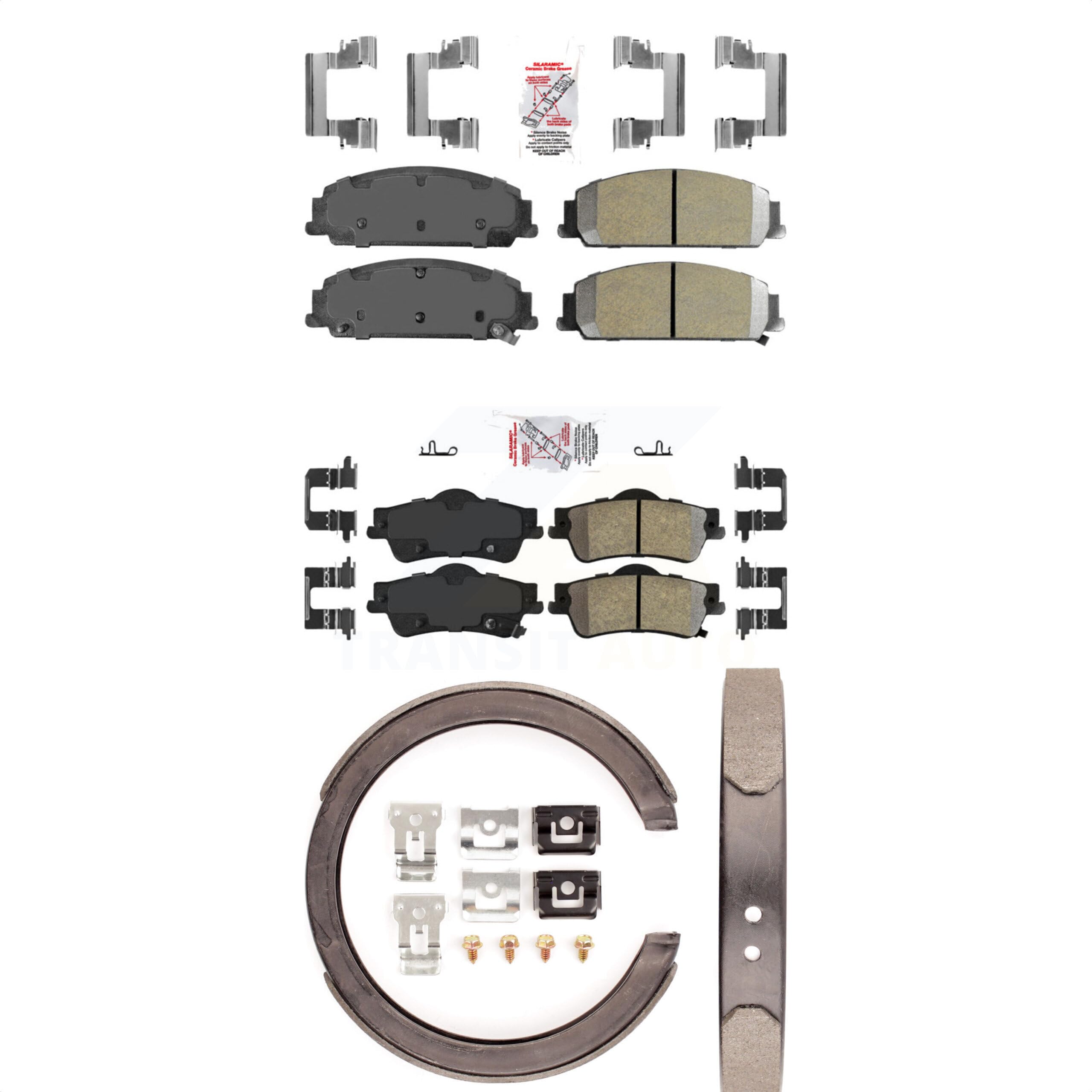 Transit Auto Front Rear Semi-Metallic Disc Brake