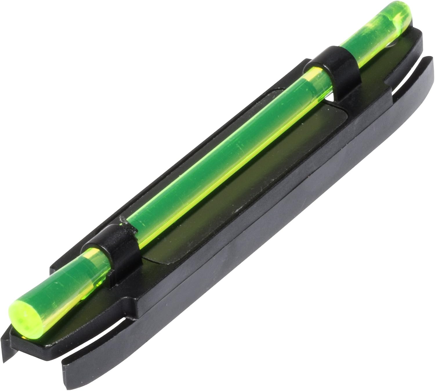 HiViz Narrow Fiber Optic Shotgun Sight with Green Light Pipe