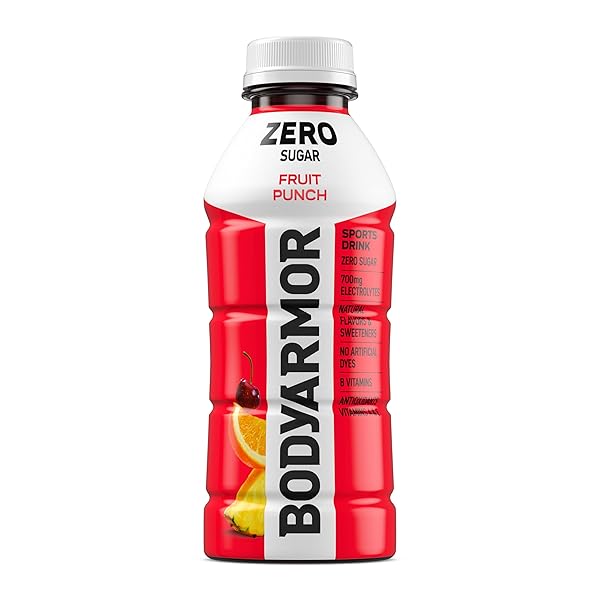 BODYARMOR ZERO SUGAR SPORTS DRINK FRUIT PUNCH, 16...