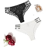 Avidlove Women Sexy Panties Lace Glitter Panty Cheeky Bikini Underwear 1-4 Pack