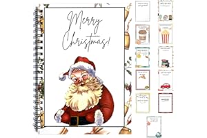 Christmas Gift Card Book - Surprises On Every Page, 5x7in Color Spiral Bound Card Book, Christma Gift Cards Books Holder, DIY