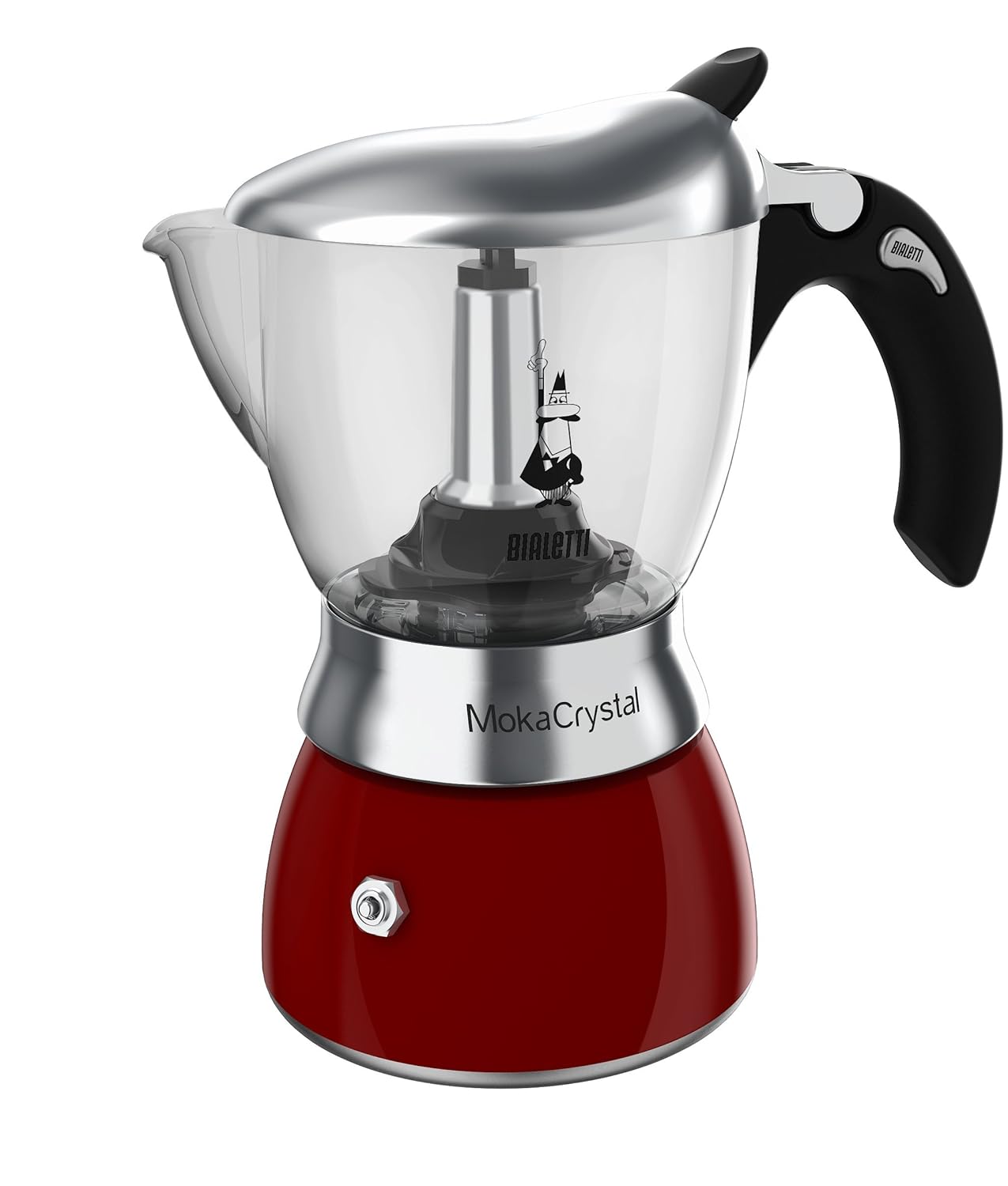 Buy MOKA CRYSTAL espresso maker 4 cups RED Online at Low Prices in