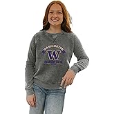 Blue 84 NCAA womens Ncaa Officially Licensed Women's Crewneck Sweatshirt Burnout Vintage Scholar