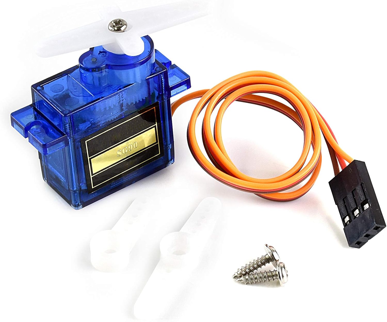 SG90 Micro Servo Motor, PlasticGeared Servo Motor, Used to Add Power