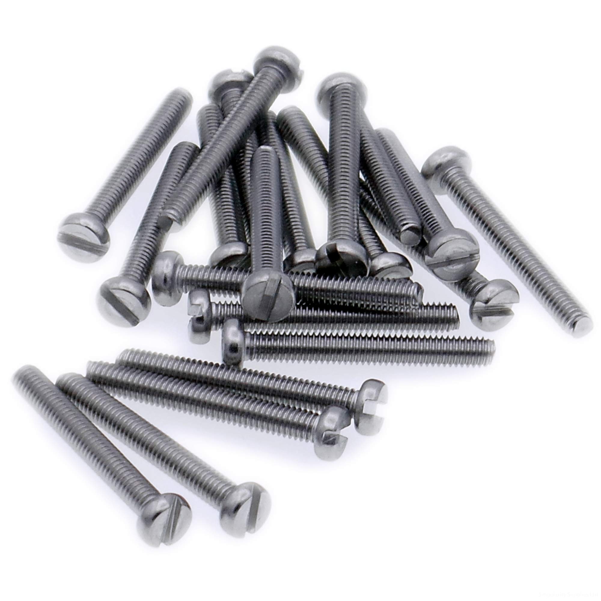 M3 (3mm x 5mm) Slot Cheese Machine Screw (Bolt) - Stainless Steel (A2) (Pack of 20)