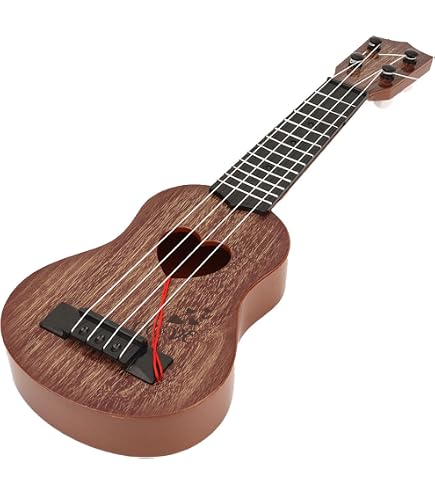 Ukelele De Juguete UPKOCH – Guitarra Simulada Rosa Para Niños, Educativa Y Ligera Para Principiantes
