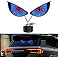 PIFOOG LED Devil Eyes Light for Cars Windshield Rear Window Demon Eye Sign Lights Light up Blinking Flicker Road Rage Signal Lighting USB Cool Funny Gadgets Blue Red