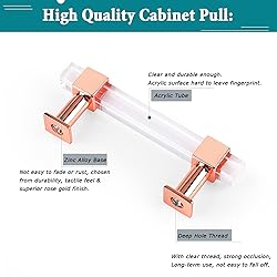 Orger 25 Pack Kitchen Cabinet Handles 3 in Hole
