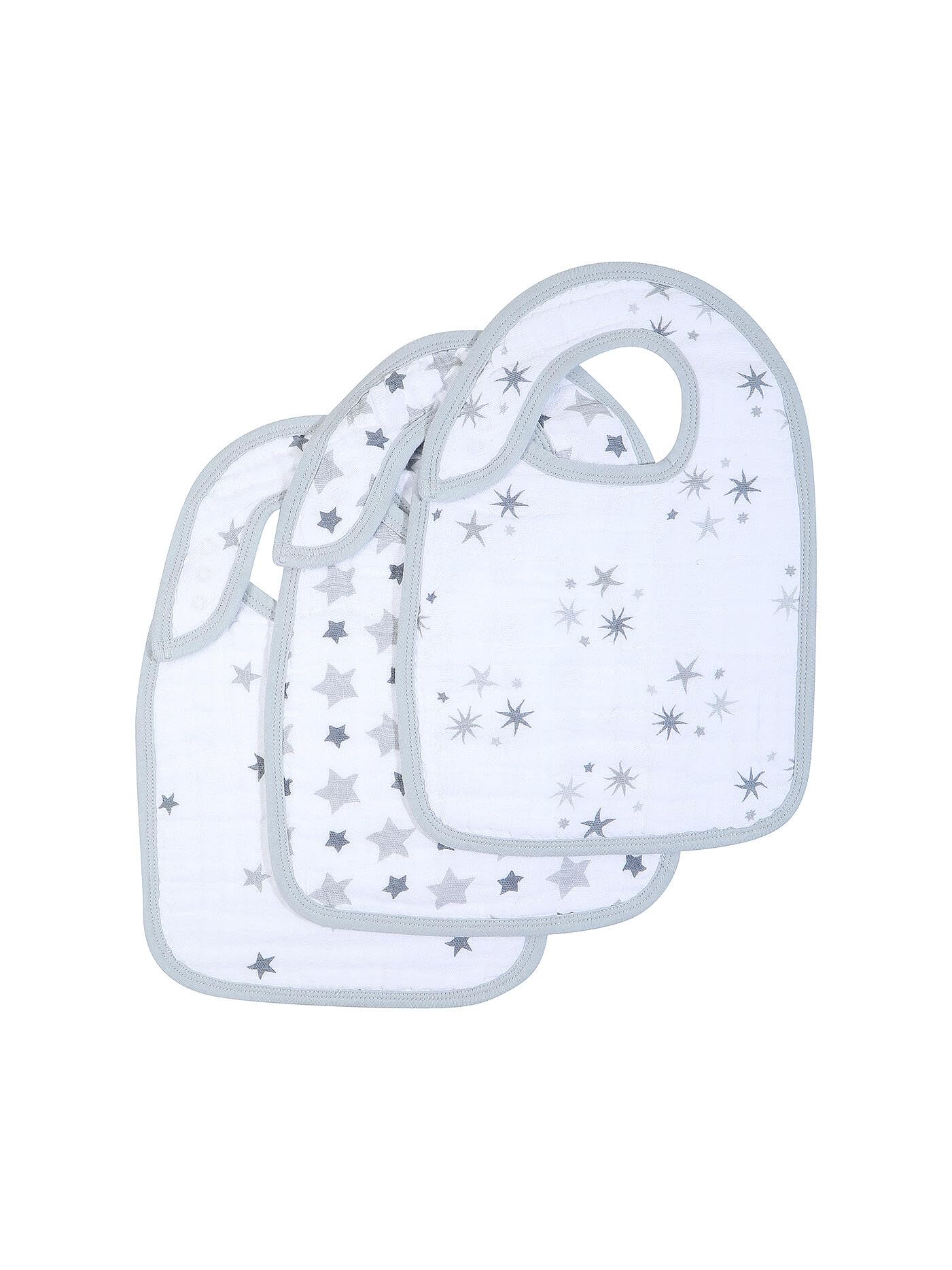 aden + anais™ snap bibs 3 pack cotton muslin jungle jam (Twinkle)