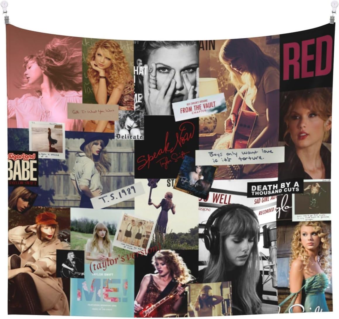 Tapestries - Upykexs Singer Tapestry, Album Wall Decor, Musician Wall Hanging, Aesthetic Indoor Outdoor Decoration For Bedroom Living Room Dorm Party Picnic 60