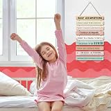 HPNIUB Rainbow Inspirational Wall Art Daily Affirmations Wood Sign Decor view 3