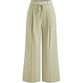 CIDER Womens Straight Leg Pants Slacks Business Casual Pants with Pockets