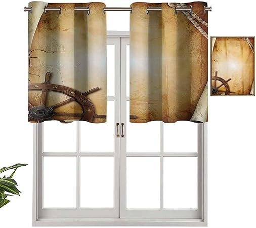 Cenefa moderna para ventana con ilustración del volante en papel