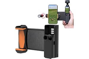 Buziba Phone Holder Phone Clip for DJI Osmo Pocket 3 Expansion Accessories Smartphone Cellphone Mount with Storage Case
