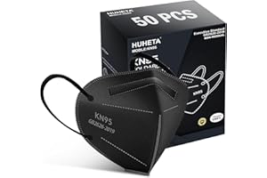 HUHETA 50 PCs KN95 Face Mask, 5-Layer Face Mask Filter Efficiency≥95%