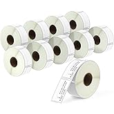 BETCKEY - Compatible DYMO 1738595 (3/4" x 2-1/2") Barcode/File Labels - Compatible with DYMO Labelwriter 450, 4XL, NOT FIT 550 & 5XL [10 Rolls/4500 Labels]