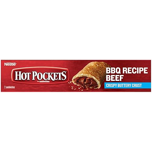 Hot Pockets Frozen Snack BBQ Recipe Beef Crispy Buttery Crust