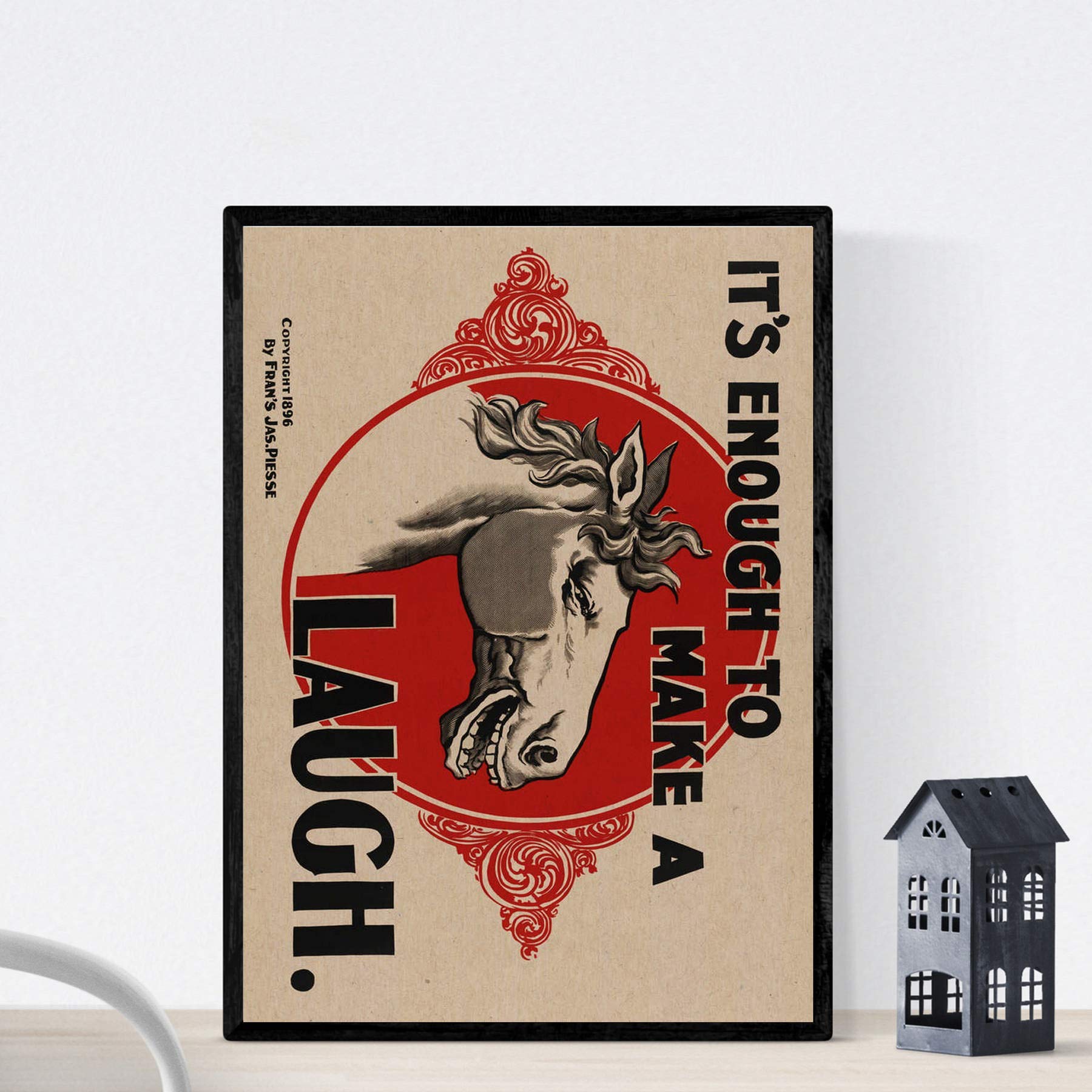 Nacnic Vintage Poster Its vintage ad enough to make a laugh. A3 size