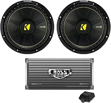kicker motor vehicle subwoofers