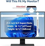 IPROKKO 21.5 Inch Privacy Screen Filter 16:9 Anti Blue Light Glare Matte view 6