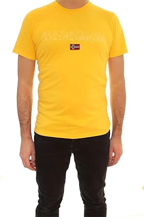 maglietta gialla uomo