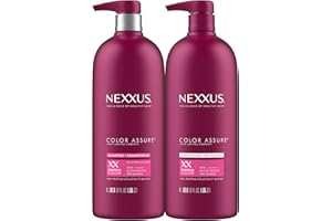 Nexxus Color Assure Shampoo and Conditioner for Color Treated Hair Color Assure Enhance Color Vibrancy for Up to 40 Washes 33.8 oz, 2 Count