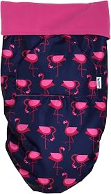 BundleBean GO Universal Waterproof Footmuff Navy Flamingo view 7