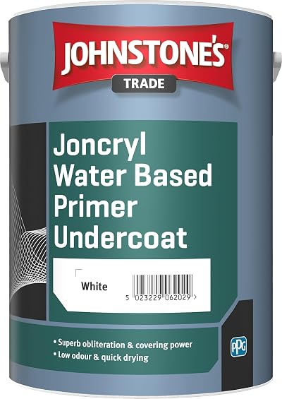 Johnstone's Ecological Joncryl Primer Undercoat White 2.5L Water Based Interior
