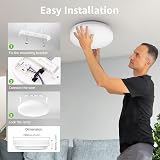 Lepro Bathroom Light Warm White 15W 1500 lm IP54 3000K Round Ceiling Light view 6
