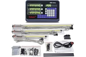 Digital Readout 3 Axis DRO Display + 3pc Linear Scale 50~1000mm TTL Glass Encodr Kit 5micron for Lathe Mill EDM Grinder (Cust