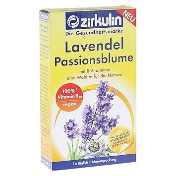 Zirkulin Lavendel Passionsblume Kapseln, 30 St