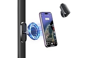 Clifod Gym Magnetic Phone Holder Mount with Finger Remote Control for Tiktok Video Scrolling and Selfie Recording, Compatible with Magsafe iPhone