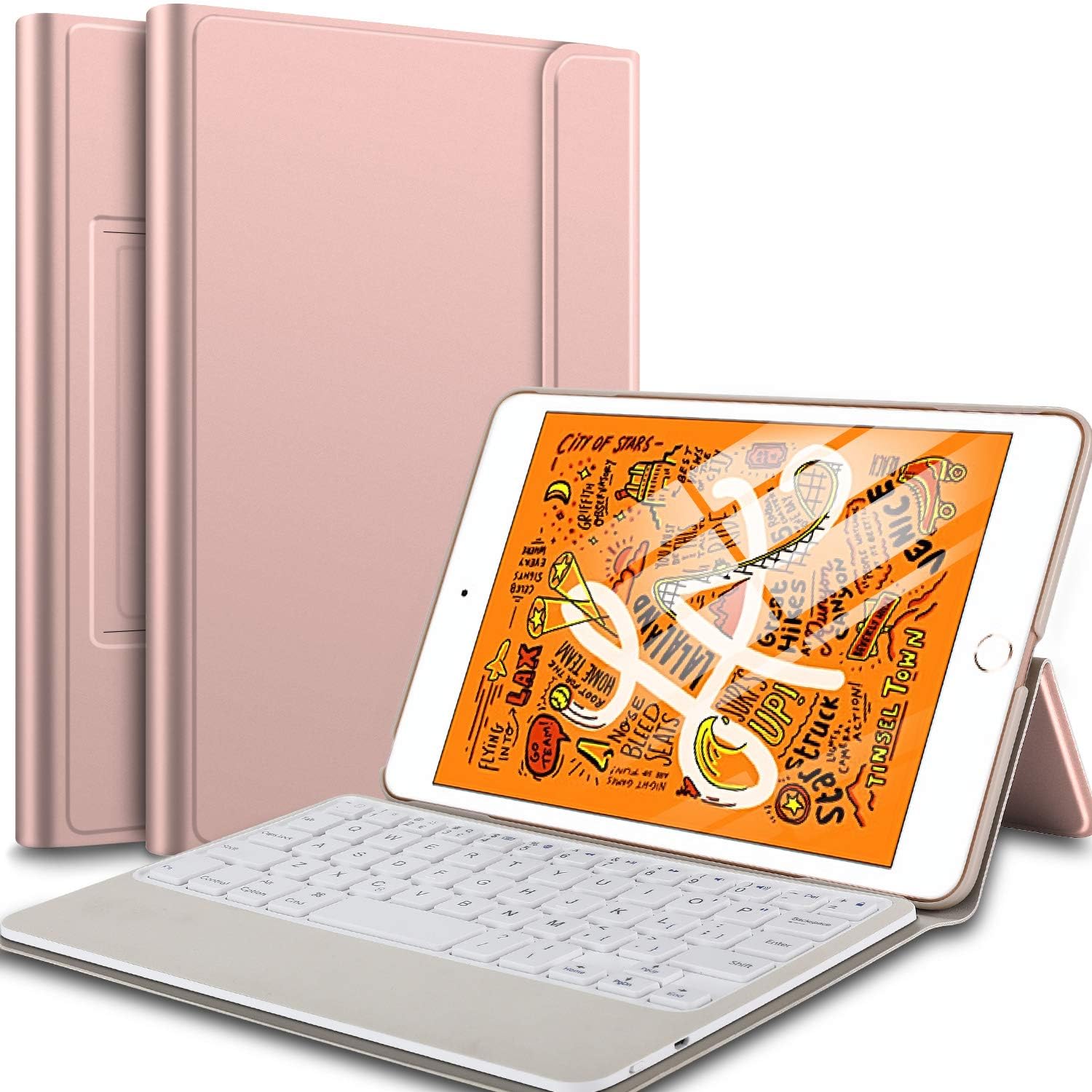Amazon IVSO ipad Mini 5 キーボード 専用 ipad Mini 5 keyboard ケース スタンド機能カバー