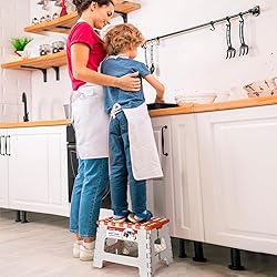 ACSTEP 9 Inch Folding Step Stool 300 LB Capacity