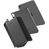 tomtoc Smart Folio Vertical Case for 2024 8.3-inch iPad mini A17 Pro/6 2021, 3-Layer, Separable, Slim Protective Magnetic Stand Cover with 4 Using Modes, Apple Pencil Protective Flap